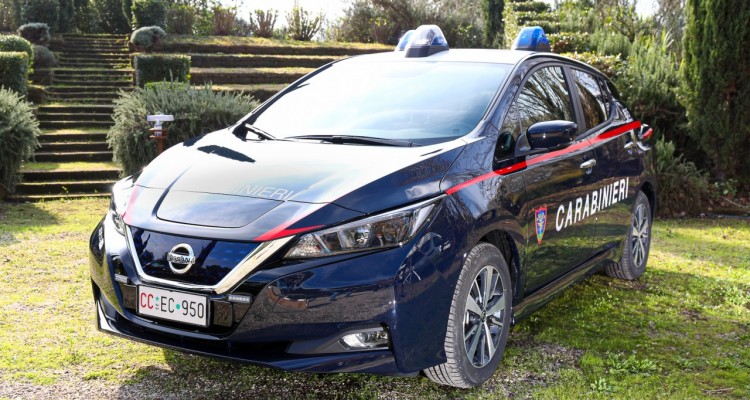52 Nissan LEAF in dotazione all’Arma dei Carabinieri