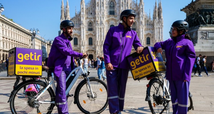 Getir sbarca in Italia (con bici e scooter elettrici) per la spesa ultra-veloce da smartphone