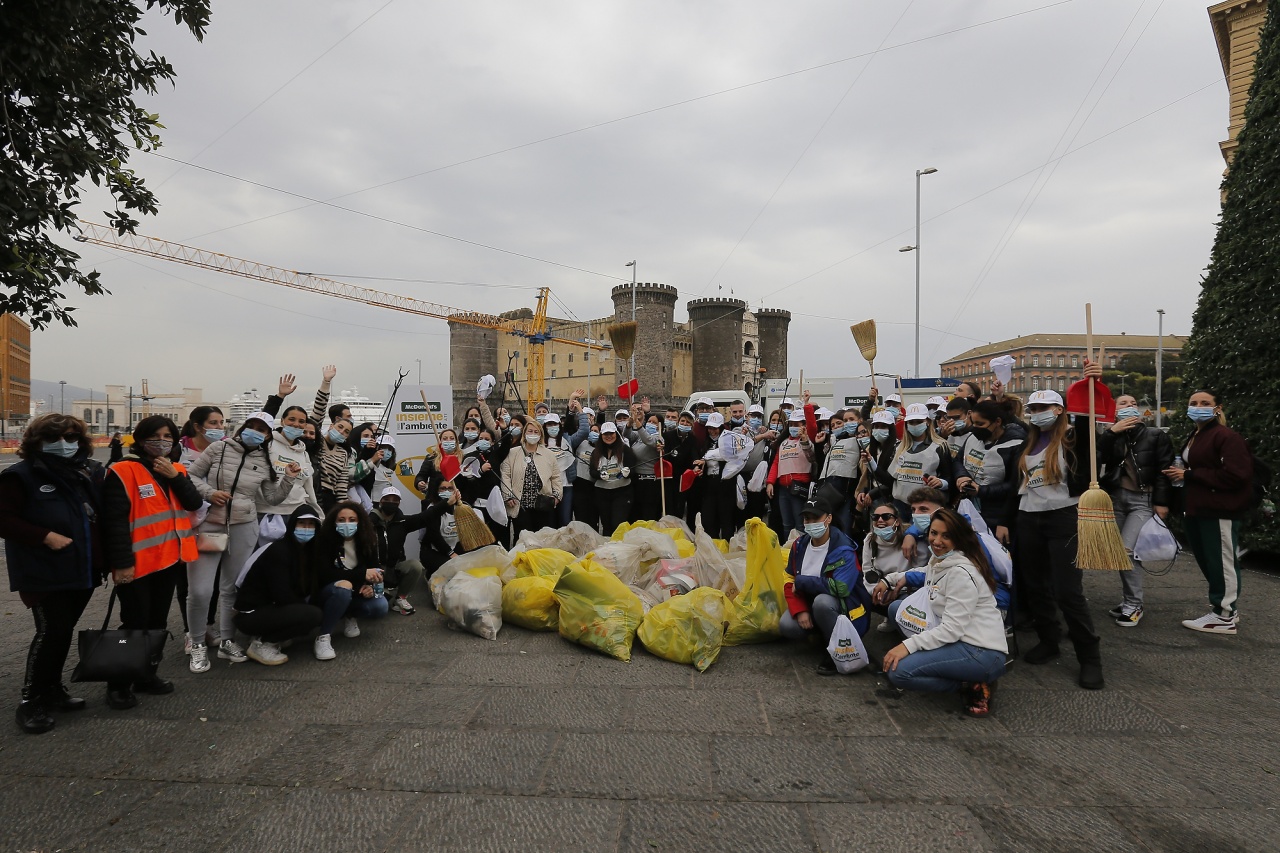 Concluso a Napoli il progetto di McDonald’s  “Le giornate insieme a te per l’ambiente” 