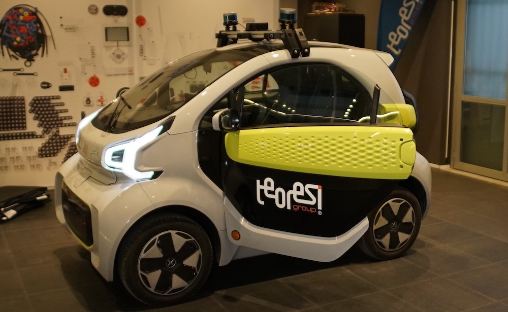 La city car elettrica diventa autonoma: Teoresi e XEV testano l'auto senza guidatore