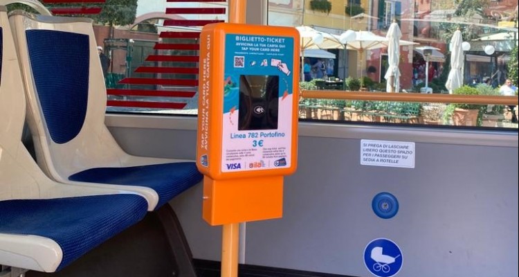 Trasporto pubblico: i pagamenti contactless sbarcano a Portofino e Santa Margherita Ligure 