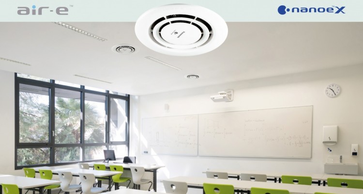 Aria indoor più pulita da batteri, virus e cattivi odori grazie a Air-e Panasonic