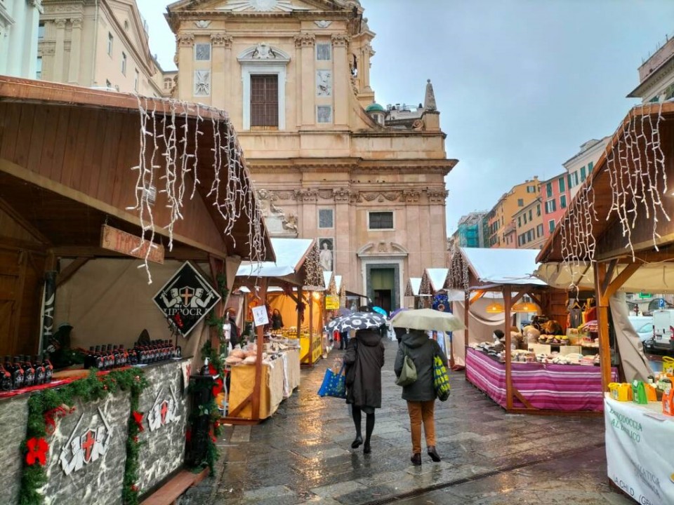 Genova: fino al 24 dicembre il Mercatino di Natale in piazza Matteotti