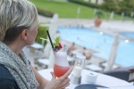 Vivere il parco di Terme Merano: tra massaggi outdoor, brunch e aperitivi al Bistro con vista sulle piscine