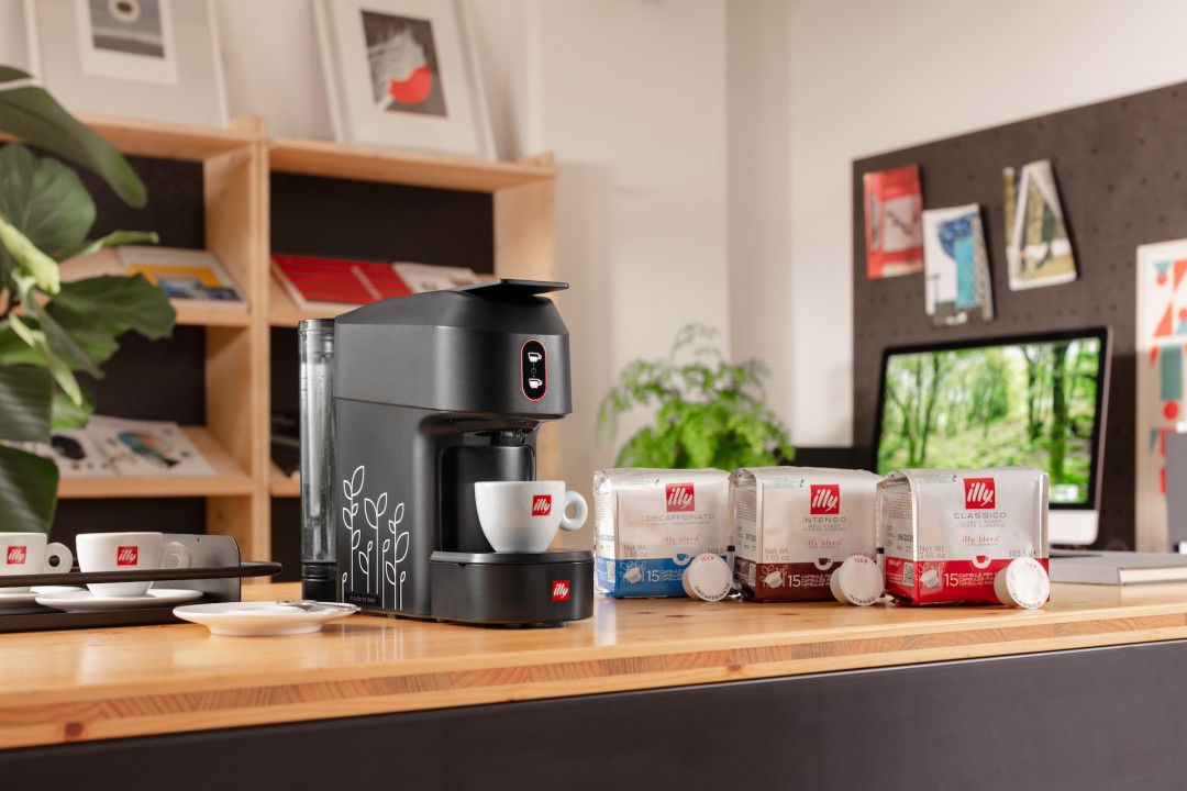  illy lancia le nuove capsule MPS compostabili per gli uffici