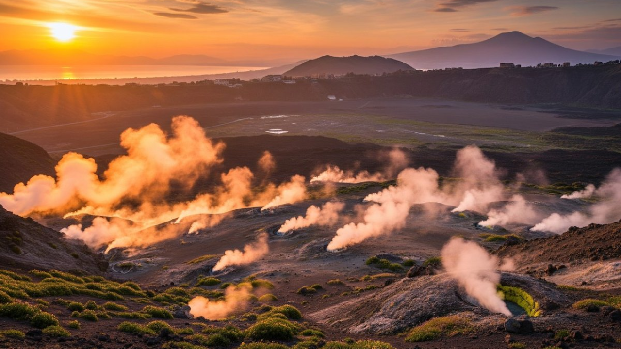 Uno studio dell'Università di Pisa scopre cavità sotto i Campi Flegrei