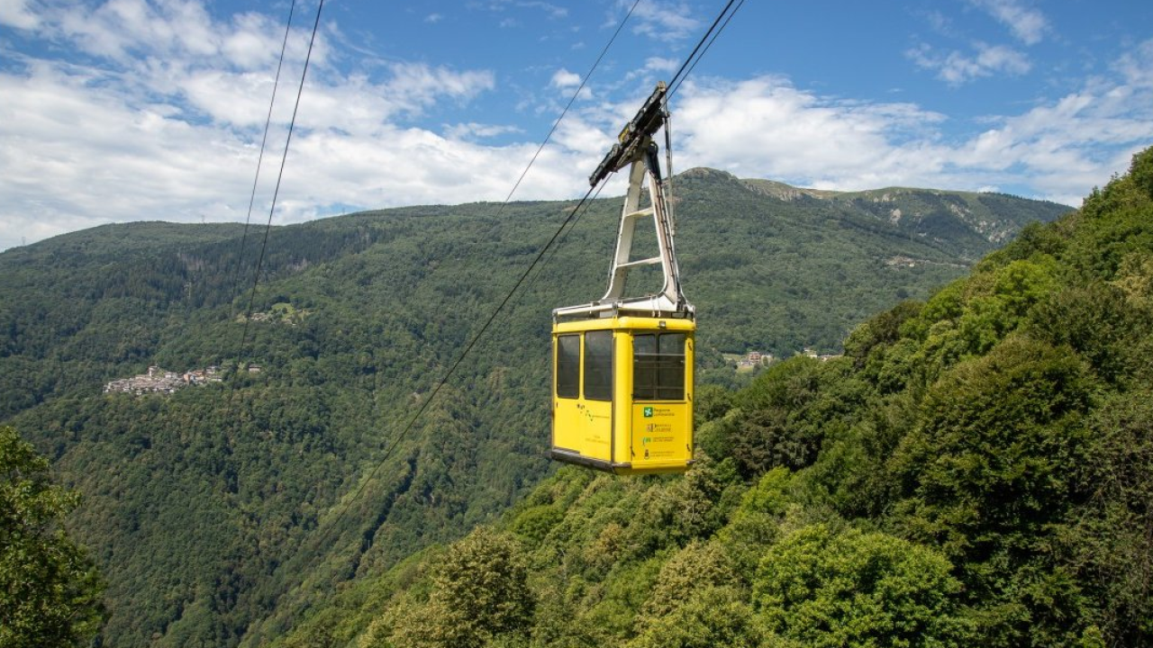 Riaperta la storica funivia di Monteviasco