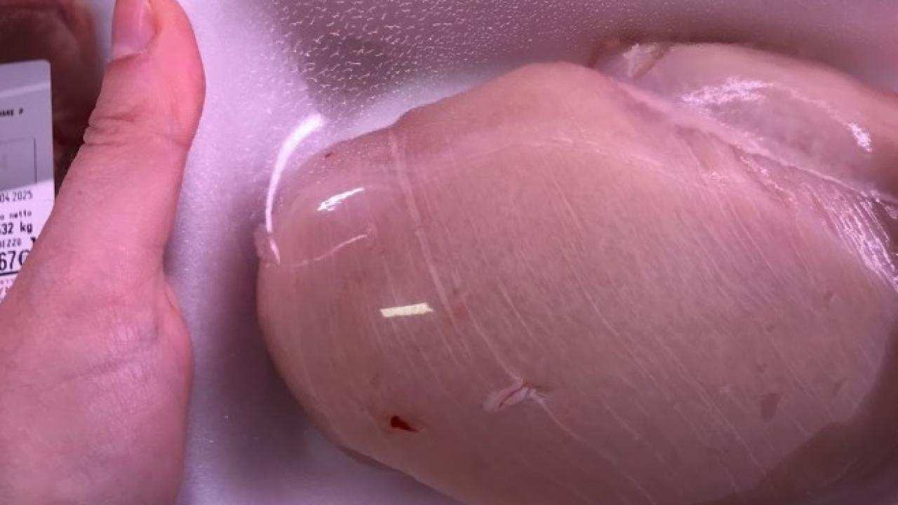 Associazione Essere Animali: petti di pollo sempre più colpiti dalla malattia del white striping