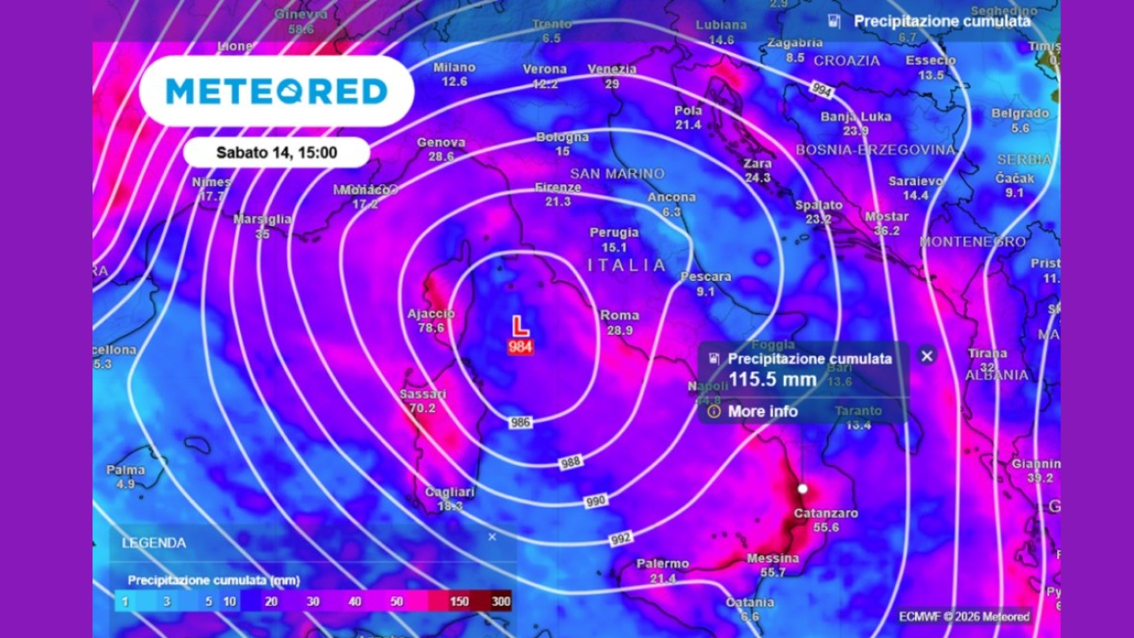 Ciclone di San Valentino: brusco cambio del tempo in Italia