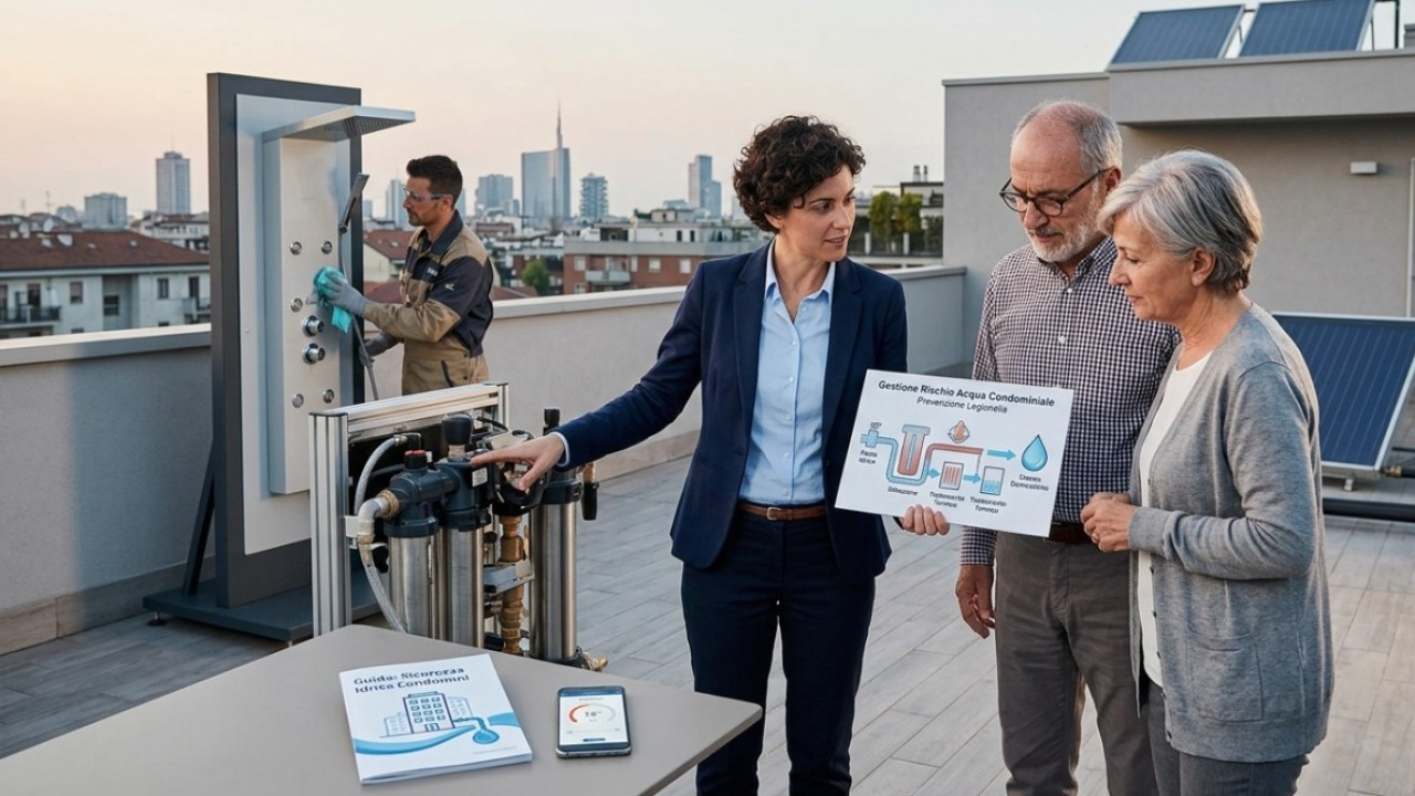Sicurezza idrica nei condomini: arriva la guida gratuita contro la Legionella