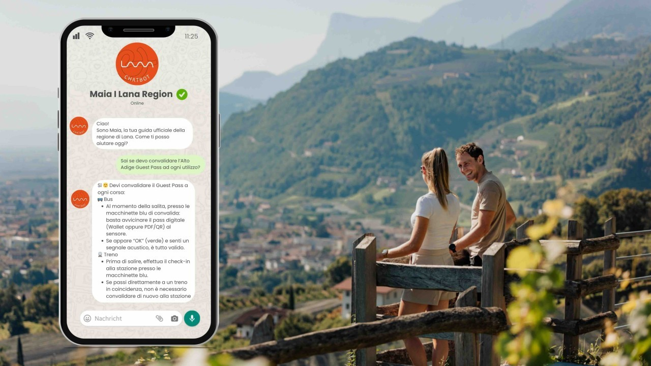 Lana presenta Maia: la chatbot che rivoluziona l'accoglienza in Alto Adige