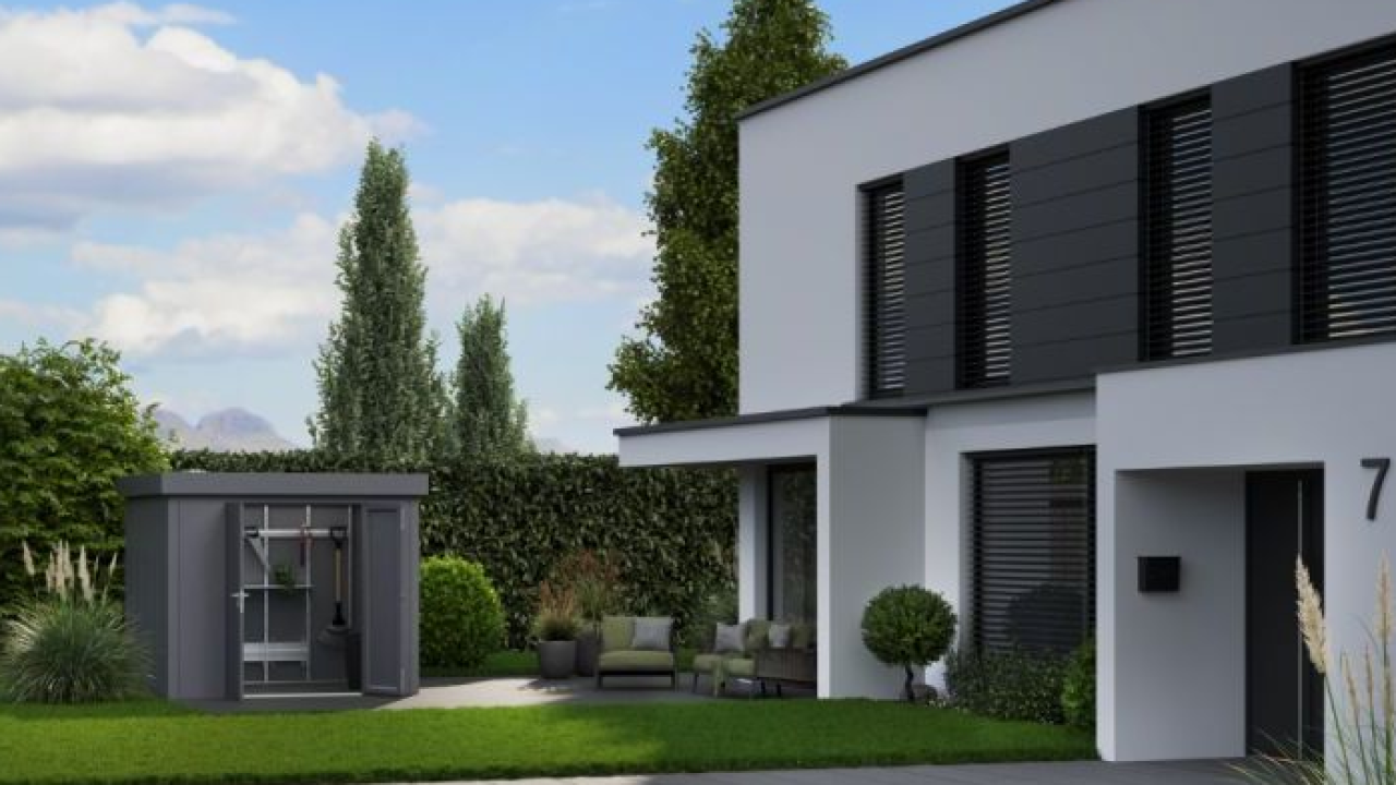 Hörmann trasforma l’outdoor con le casette Juno: arriva il pannello elettrico per uno spazio smart e funzionale