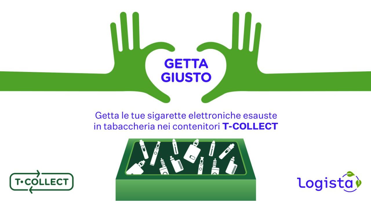 Logista lancia la campagna “Getta Giusto” per il corretto smaltimento delle sigarette elettroniche
